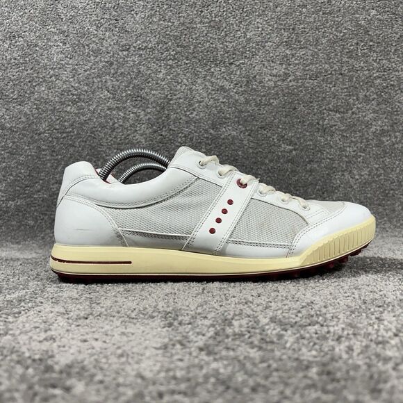 Ecco Street Premier Mens Size EU 44 US 10 White Biom Spikeless Golf Shoes Used - Picture 1 of 11